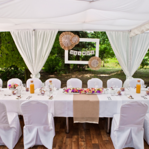Tent, Tables and Chairs Package A